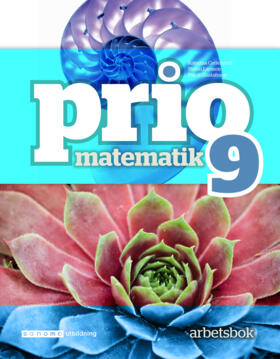 Prio Matematik 9 Arbetsbok; Katarina Cederqvist, Stefan Larsson, Patrik Gustafsson; 2020