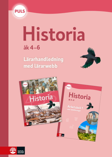 PULS Historia 4-6 Lärarhandledning med lärarwebb; Lotta Malm Nilsson, Olle Larsson; 2025