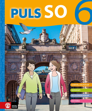 PULS SO åk 6 Grundbok; David Thurfjell, Göran Körner, Per Lindberg, Marianne Abrahamsson, Anna Lena Stålnacke, Anna Götlind, Kajsa Bornedal, Karin Nygårds, Ludvig Myrenberg, Kajsa Kramming, Erik Sandberg; 2022