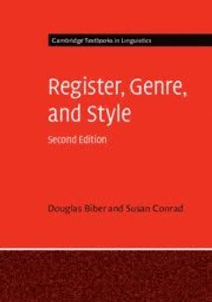 Register, Genre, and Style; Douglas Biber; 2019