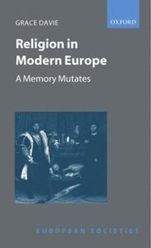 Religion in Modern Europe; Grace Davie; 2000