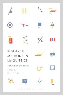 Research Methods in Linguistics; Dr Lia Litosseliti; 2018