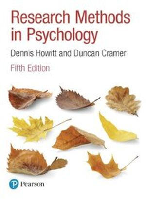 Research Methods in Psychology; Dennis Howitt; 2017