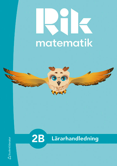 Rik matematik 2B Digital lärarlicens 12 mån; Andreas Ryve, Manuel Tenser, Patrik Gustafsson, Hillevi Gavel, Fredrik Blomqvist, Jannika Lindvall; 2024