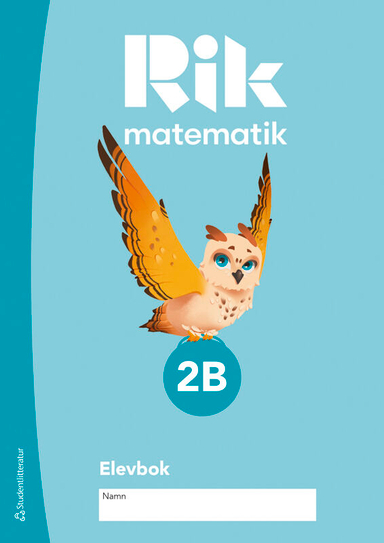 Rik matematik 2B Elevpaket - Tryckt bok + Digital elevlicens 12 mån; Andreas Ryve, Manuel Tenser, Patrik Gustafsson, Hillevi Gavel, Fredrik Blomqvist; 2023