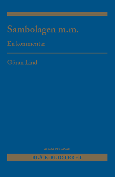 Sambolagen m.m. : en kommentar; Göran Lind; 2022