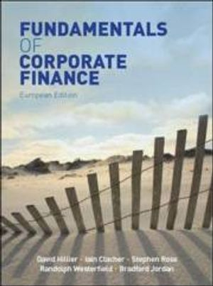 Shrinkwrap: Fundamentals of Corporate Finance: European Edition with Connect Plus Card; David Hillier; 2011