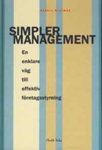 Simpler management; Anders Grufman; 2001