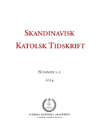 Skandinavisk katolsk tidskrift 1-2(2014); Jon Peter Wieselgren, Erik Persson; 2014