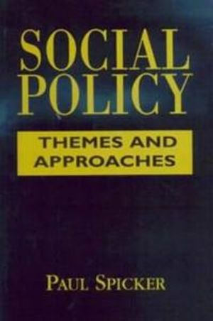 Social Policy; Paul Spicker; 1995