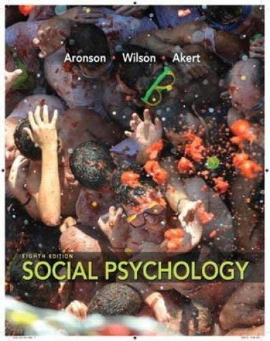 Social psychology; Elliot Aronson, Anthony R. Pratkanis; 1993