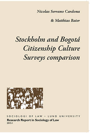 Stockholm and Bogotá Citizenship Culture Surveys comparison; Nicolas Serrano Cardona, Matthias Baier; 2016