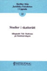 Studier i skatterätt; Per Thorell; 1988