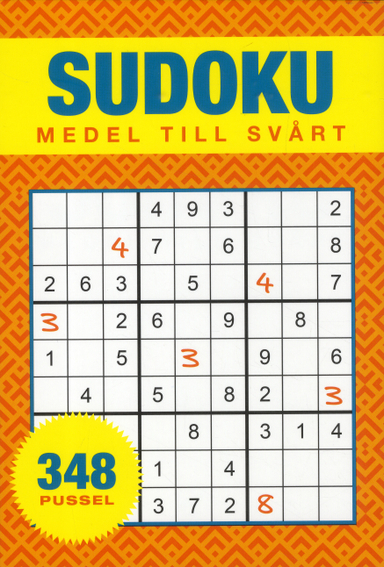 Sudoku : medel till svår - 348 pussel; Bodil Andersson; 2019