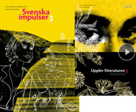 Svenska impulser 3 Elevpaket, 1ex Grundbok + 1ex Upplev; Carl-Johan Markstedt, Sven Eriksson; 2019