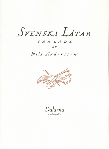 Svenska låtar Dalarna, Andra häftet; Nils Andersson; 2019