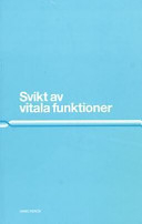 Svikt av vitala funktioner; Hans Renck; 1998