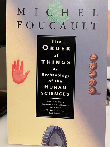 The order of things : an archaeology of the human sciences; Michel Foucault; 1994