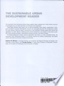 The Sustainable Urban Development Reader; Stephen Maxwell Wheeler, Timothy Beatley; 2004