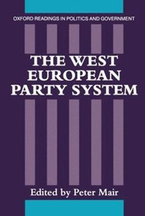 The West European Party System; Peter Mair; 1990