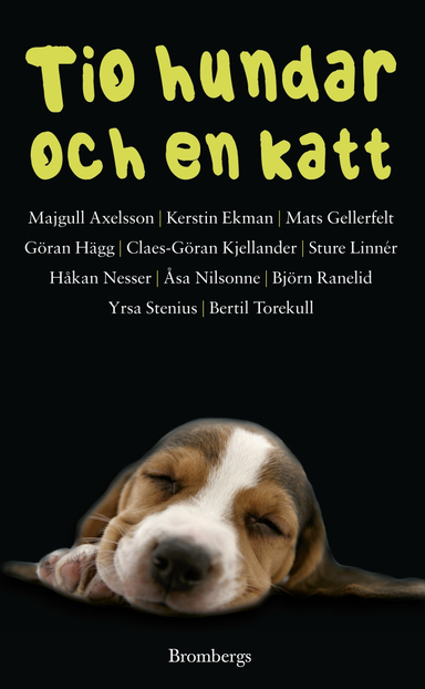 Tio hundar och en katt; Majgull Axelsson, Kerstin Ekman, Mats Gellerfelt, Göran Hägg, Claes-Göran Kjellander, Sture Linnér, Håkan Nesser, Åsa Nilsonne, Björn Ranelid, Yrsa Stenius, Bertil Torekull; 2010