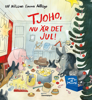 Tjoho, nu är det jul!; Ulf Nilsson, Emma Adbåge; 2018