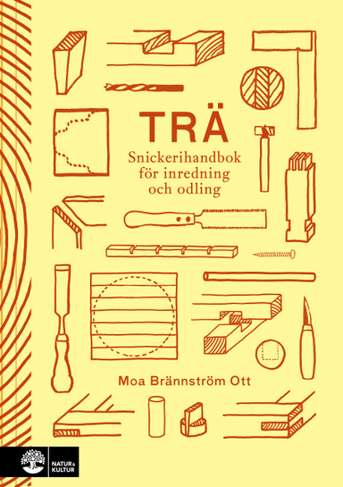 Trä : snickerihandbok för inredning och odling; Moa Brännström Ott; 2017