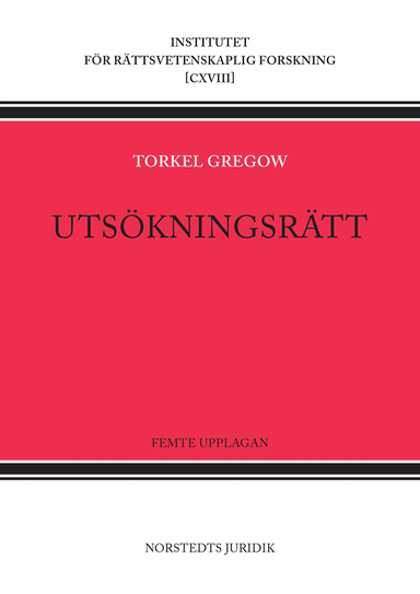 Utsökningsrätt; Torkel Gregow; 2020