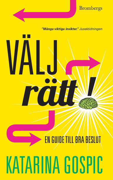 Välj rätt! : en guide till bra beslut; Katarina Gospic; 2012