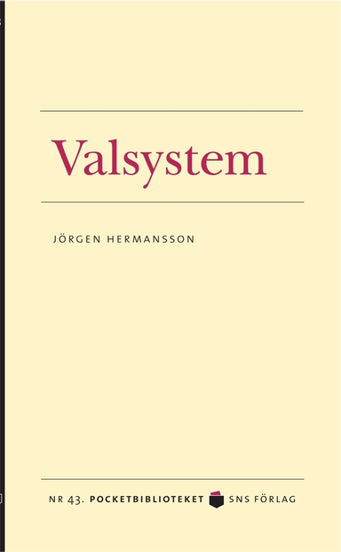 Valsystem; Jörgen Hermansson; 2010