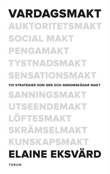 Vardagsmakt : tio strategier som ger och genomskådar makt; Elaine Eksvärd; 2014