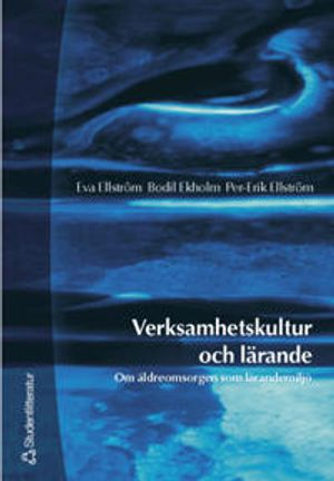 Verksamhetskultur och lärande - Om äldreomsorgen som lärandemiljö; Eva Ellström, Bodil Ekholm, Per-Erik Ellström; 2002