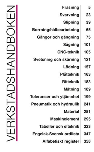 Verkstadshandboken; Nils-Olof Eriksson, Bo Karlsson; 2014