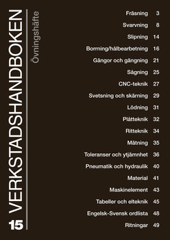 Verkstadshandboken Övningshäfte; Nils-Olof Eriksson, Bo Karlsson; 2014