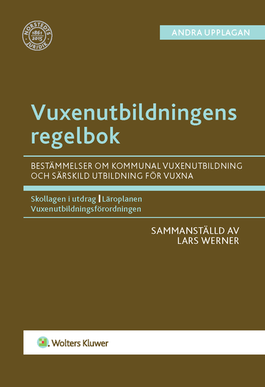 Vuxenutbildningens regelbok; Lars Werner; 2017