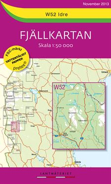 W52 Idre Fjällkartan : 1:50000; Sverige. Lantmäteriet; 2014