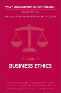 Wiley Encyclopedia of Management, Volume 2, Business Ethics; Cary L. Cooper; 2014