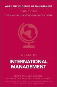 Wiley Encyclopedia of Management, Volume 6, International Management, 3rd E; Cary L. Cooper; 2014