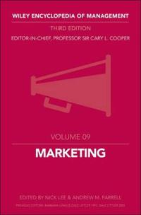 Wiley Encyclopedia of Management, Volume 9, Marketing; Cary L. Cooper; 2014