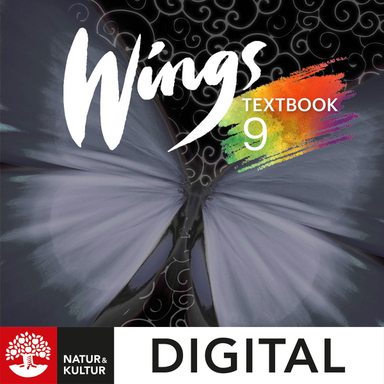 Wings 9 Textbook Digital; Kevin Frato, Anna Cederwall, Susanna Rinnesjö, Mary Glover, Richard Glover, Bo Hedberg, Per Malmberg; 2024