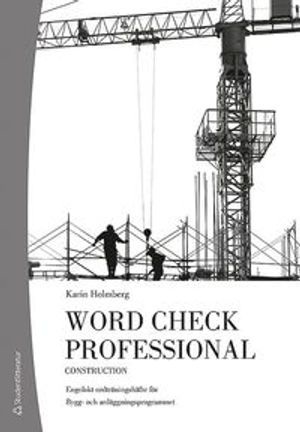 Word Check Professional Building and construction (10-pack); Karin Holmberg; 2013