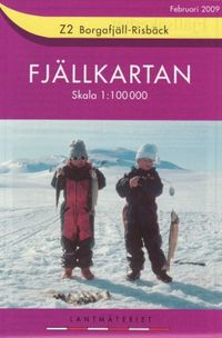 Z2 Borgafjäll-Risbäck fjällkartan : 1:100000; Sverige. Lantmäteriet; 2009