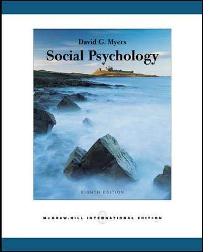 Social psychology; David G. Myers; 2005