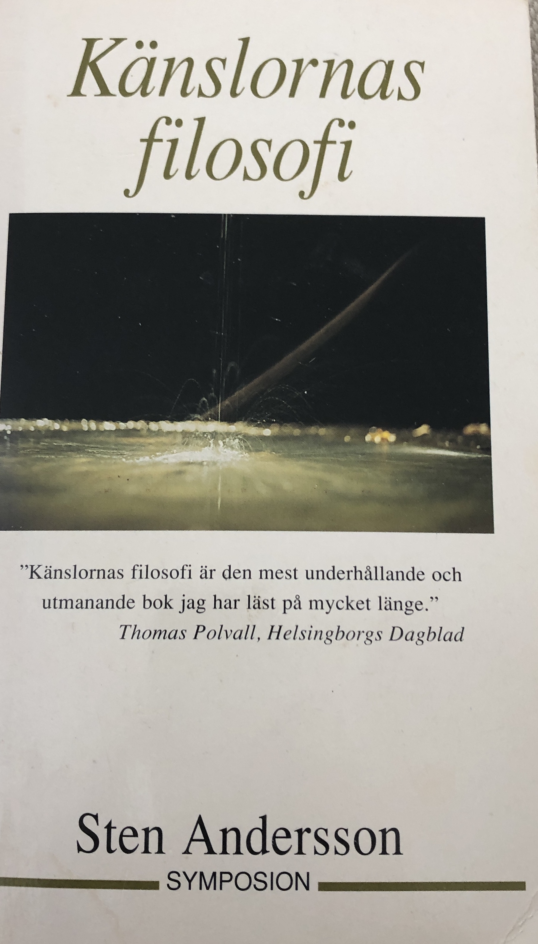 Känslornas filosofi; Sten Andersson; 1994