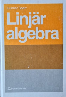 Linjär algebra; Gunnar Sparr; 1994