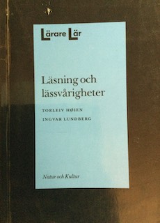 Lärare Lär/Läsning o lässvårigheter; Torleiv Høien; 1990