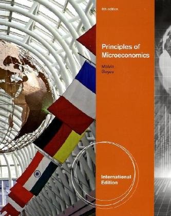 Principles of Microeconomics; Michael Melvin, William J. Boyes; 2010