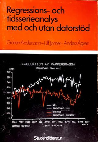 Regressions- och tidsserieanalys med och utan datorstöd; Göran Andersson; 1983