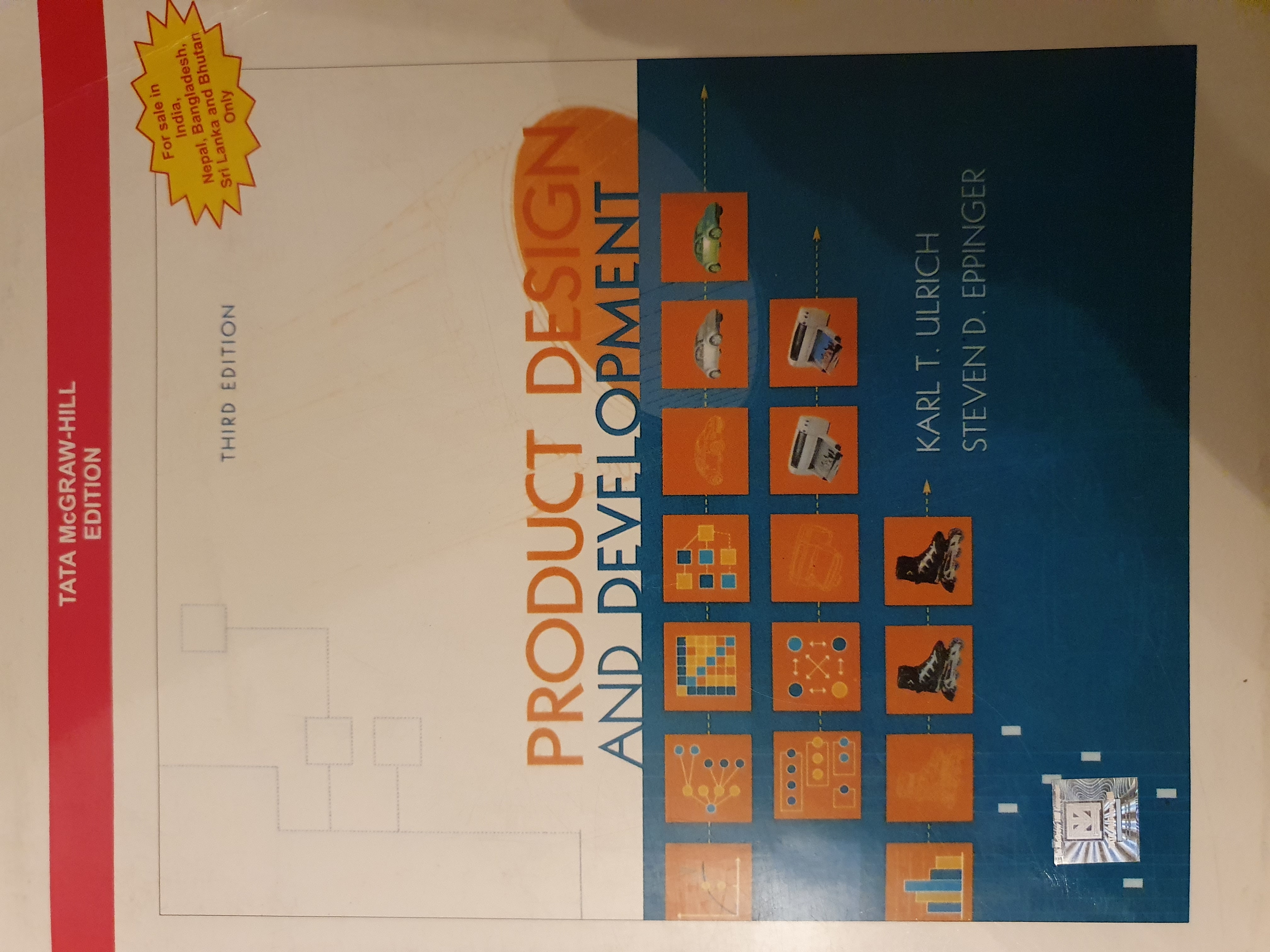 Product design and development ; Karl T ulrich; 2006