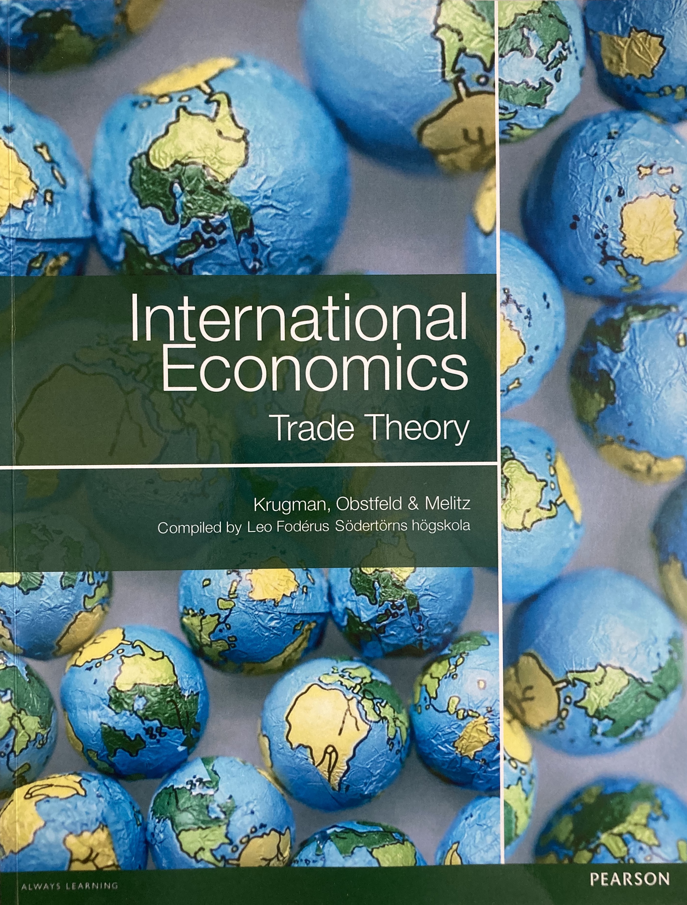 International Economics : Trade Theory; Maurice Obstfeld, Paul Krugman, Marc Melitz, ; 2014